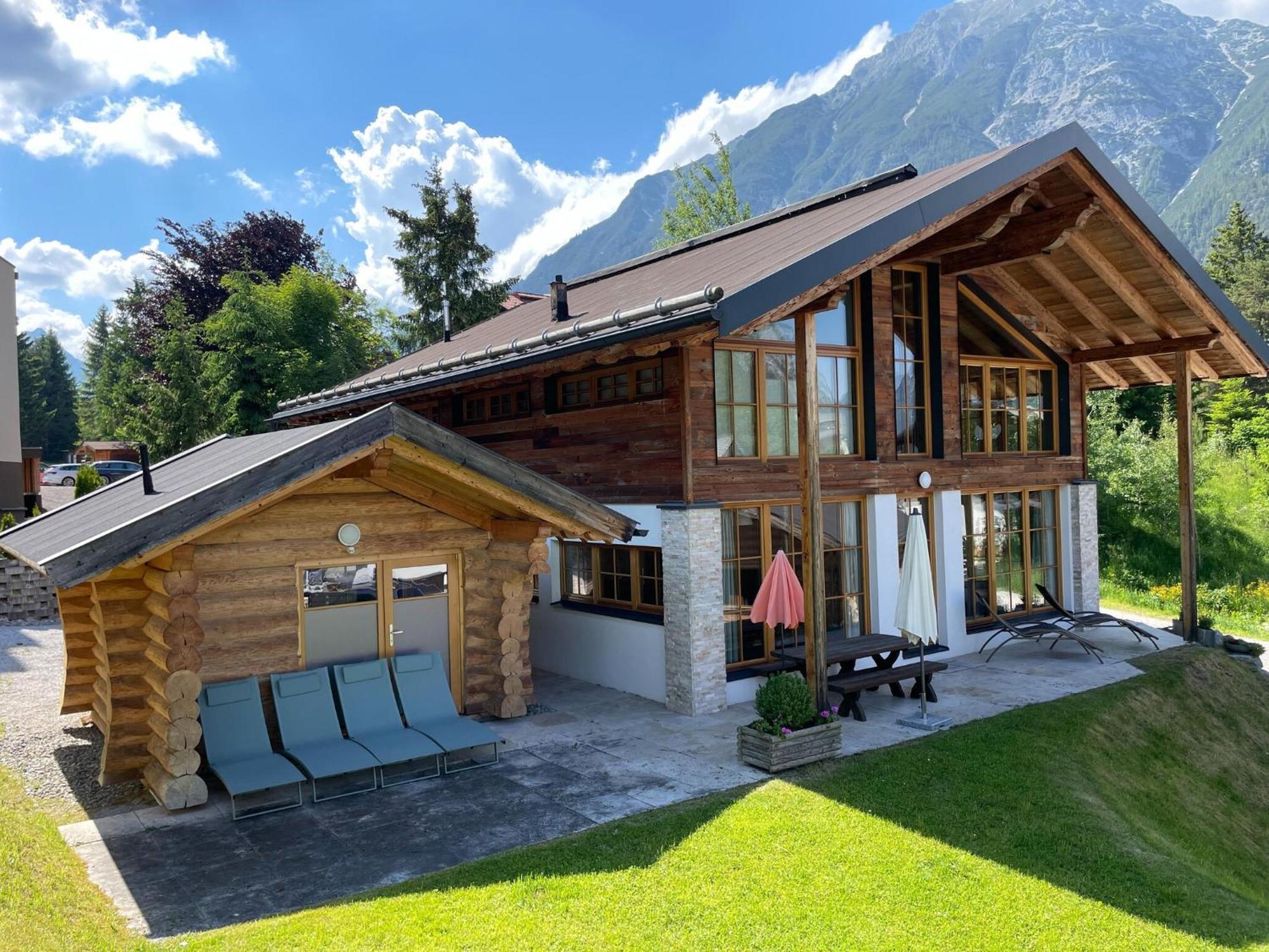 Chalets Im Weidach, Leutasch Buitenkant foto